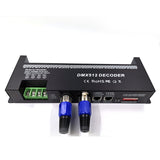 30 Channel RGB DMX512 Decoder Controller 60A DMX Dimmer PWM Driver Input DC9-24V 30CH DMX Decoder Light Control