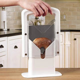 Manual Original Bagel Guillotine Universal Slicer With Stainless Steel Blade Bread Cake Buns Toast Cutter Kitchen Accessories