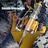 Gun High Pressure Excavator Lubricating Oil Injector Fat Rechargeable Electric Grease hine