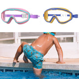 Kids Professional Clear View Eyewear Goggles Swim Glasses for Snorkeg Swimming Pool Water Sports Diving