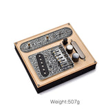 Electric Guitar Pickup Gold Neck Bridge Plate Pickup Neck Bridge Control Line 3 Way Switch Volume Control Plate for Guitar Brass