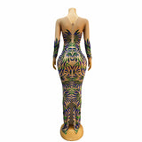 2023 Hot Selling New with Peacock Pattern, Famous Ethnic Style, Luxury and Small Crowd Long sleeved Party Evening Dress