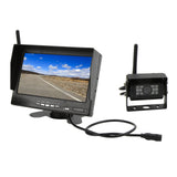 Wireless Backup Camera Kit 1280x720 Resolution Wireless Reverse Camera Set 7in IPS Screen HD 720P Single Camera for Van for