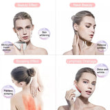 Microcurrent Facial Massagers Heat Vibration Facial Lifting Anti Aging Wrinkles Skin Tighten Gua Sha Scraping board Massage Tool