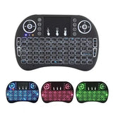 1PC Mini I8 Backlit Wireless Keyboard 2.4GHz Air Mouse Touchpad Handheld Rechargeable lithium Battery for Media player Android TV BOX Accessories
