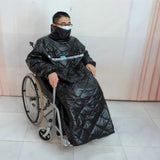 Windproof Warm Polyester Fiber Soft Comfortable Reusable Portable Old People Folded Wheelchair Warmer Blanket