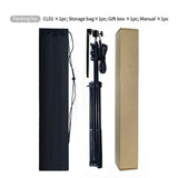 Portable Camping LED Selfie Lamp Photography Light with Tripod Stand for Outdoor Picnic Barbecue Adjustable Telescop