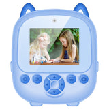 Portable Children Instant Print Kid 2.4 Inch Screen Digital Camera Photo Selfie HD Video Thermal Inkless Printing