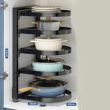 Kitchen Pot Rack Multi-layer Shelving Pot Under The Sink Cabinet Layered Storage