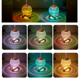1pc Air Humidifier Crystal Ball Humidifier, Creative Dazzling Color Light Humidifier Desktop Humidifier With RGB Colorful Nigh