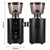 Electric 64mm Flat Burr Quantitative Grinding Espresso Coffee Bean Grinder Miller