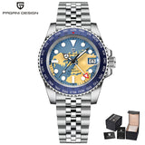 PAGANI DESIGN GTM Men Mechanical Watch NH34 Luxury Sapphire Glass Stainless steel Automatic Wacth 100M Waterproof Watch for Men