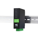 Din Rail 2CH ports RS485 to RJ45 Serial Server modbus gateway PoE optional Channels Operation Dual Ethernet
