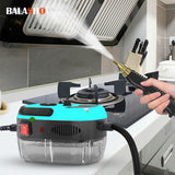 High Steam Sterilization Cleaner for Home Appliances, Baby Toys - US/EU Plug. Ideal for Kitchen Hood, Car, Air Conditioning.