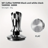 1pc Adjustable Depth Concentrate Tamper - Transparent Black and White Plaid