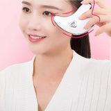 Mini Electric Facial Plate Massager Gua Sha hine Lifting Tools For Body Neck Face Massage Scraping Board