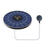 Premium Solar Oxygen Pump - Efficient Aerator for Fish Tank, Fountain, and Pond with Air Hose & Bubble Stone