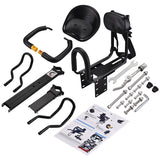 Safety Child Bicycle Front Baby Seat Kids Saddle with Foot Pedals Support Back Rest for MTB Road Bike
