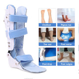 Adjustable Children Foot Support-Ankle Brace Foot-Drop Corrector-Ankle Joint Varus Valgus Calf Fracture Fixer Removable