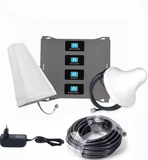 Quad band Signal amplifier 900/1800/2100/2600mhz 2g/3g/4g mobile signal booster