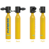 Mini Scuba Equipment Underwater Diving Cyder Iator 0.5L Outdoor Oxygen Tank