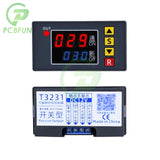 T3230/T3231 110V 220V 12/24V Digital Delay LED Display Cycle Timer Control Adjustable Timing Relay Time Switch