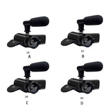 Portable And Multi-functional Video For Various Scenes HD 1080P Digital Camera Clear black UK Plug