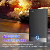 KINHANK Super Console X Retrobat Gaming HDD 500G with 60000 Games 70 Emulators PS2/PS1/PSP/DC/N64 Plug and Play for Windows