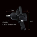 2800N-M Air Industrial Grade Large Strong Torque Pneumatic Impact Wrench Auto Repair Tools 4600Rpm Fuj2800