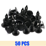 10/20/30/40/50Pcs 8mm Auto Fastener Hole Nylon Car Clips Fender Bumper Shield Retainer Plastic Rivet GM for Ford forChrer