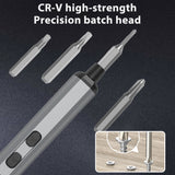 68-in-1 Mini Electric Screwdriver with Magnetic Storage, Precision Maintenance, Type-C Charging, and LED Light