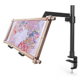 Metal Needlework Adjustable Rotating Embroidery Frame Stand For Needle Points, Easy To Use