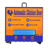 Automatic Chicken Coop Door Solar Powered Goose Door Opener Daily Programmable Timer Control