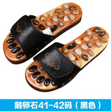 Natural cobbled slippers foot massager Reflexology Health Massage Improve sleep quality and blood circulation Size 35-44