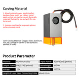 40W/80W Engraving Head Laser Module Built-in Pump with Air Auxiliary Function For woodworking