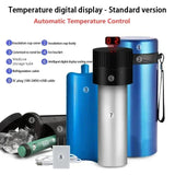 900mL Portable LCD Insu Refrigerated Mini Cooler Outdoor Beverage Refrigerator 304 Stainless Steel Vacuum Insulated Cup