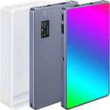 Rgb Led Video Light Compact Video Light with Display Screen Diffuser Mini Camera Rgb Light Smartphone Selfie Lighting 4000Mah