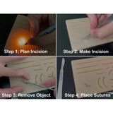 Students Suture Practice Kit Surgical With Skin Pad Model Tool Set Educational Training Teaching Equipment