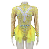 New fashionable short jumpsuit, sexy tight fitting yoga and Latin dance training suit
