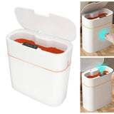 Smart Sensor Bathroom Trash Can Smart Waste Bin Wide Range for Kitchen for Bedroom