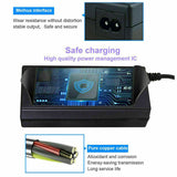 42V EU Bicycle 42V/1.5A With 6 Adapter Cables Electric Lithium E-Bike Battery Charger