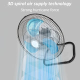 Portable 18-Inch 3-Speed Pedestal Fan - Adjustable Height Standing Fan for Living Room, Bedroom, Kitchen.