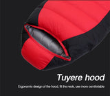 1500g Cold Weather Walking Camping Hiking Trip Vandal-proof Lightweight Hollow Cotton Filled Sleeping Bag Mummy DUCK Down