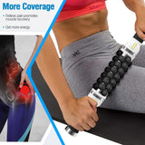Golden Electric Portable Body Massager for Lymphatic Drainage, Fat Removal and Muscle Relief.