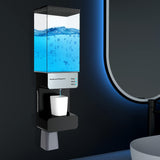 1pc Automatic Mouthwash Dispenser Touchless 700mL(23.67 Oz), Wall Mounted Mouthwash Dispenser For Bathroom With Magnetic Cups, No Drilling, Perfect For Family, Bathroom Accessories