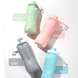 The Best Choice for Outdoor Sports and Camping - Large Capacity Foldable Silicone Water Bottle