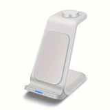 Fast wireless base 15W, USB charging base type C3 in 1.