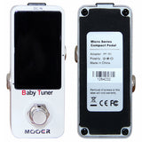 Mooer Mtu1 Baby Effect Guitar Tuner Pedal Musical Instruments for Acoustic Guitar Processor True Bypass High Precision Tuning