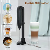 1pc, Handheld Milk Frother For Coffee - Electric Hand Blender, Mini Drink Mixer Whisk & Coffee Foamer Wand W/Stand For Lattes