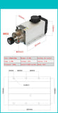 800W 1.5W 2.2KW 3.5KW 4.5KW 6KW CNC Spindle Motor 220V 380V Air Cooled Milg hine Z Axis Shaft ER20 ER25 ER32 Collet Chuck